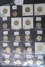 Lot Of 20 Washington Silver Quarters