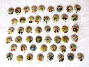 Lot Of 48 Pep Kellogg's Cereal Promotional Premium Pin Back Buttons