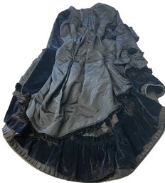 Two Black Victorian Skirts