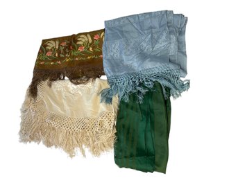 Four Antique Shawls