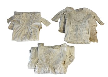 Children's White Dresses And Slip