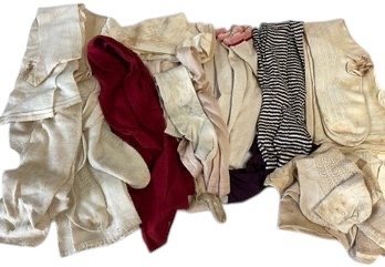 Lot Of Antique Stockings