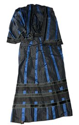 Antique Blue And Black Suit