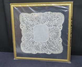 Framed Antique Doily