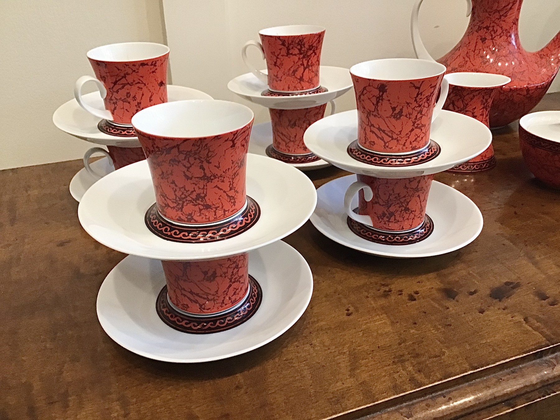 43 PIECE BLOCK BIDASOA SPAIN ESPANA • FLAMENCO CHINA SET EXCELLENT