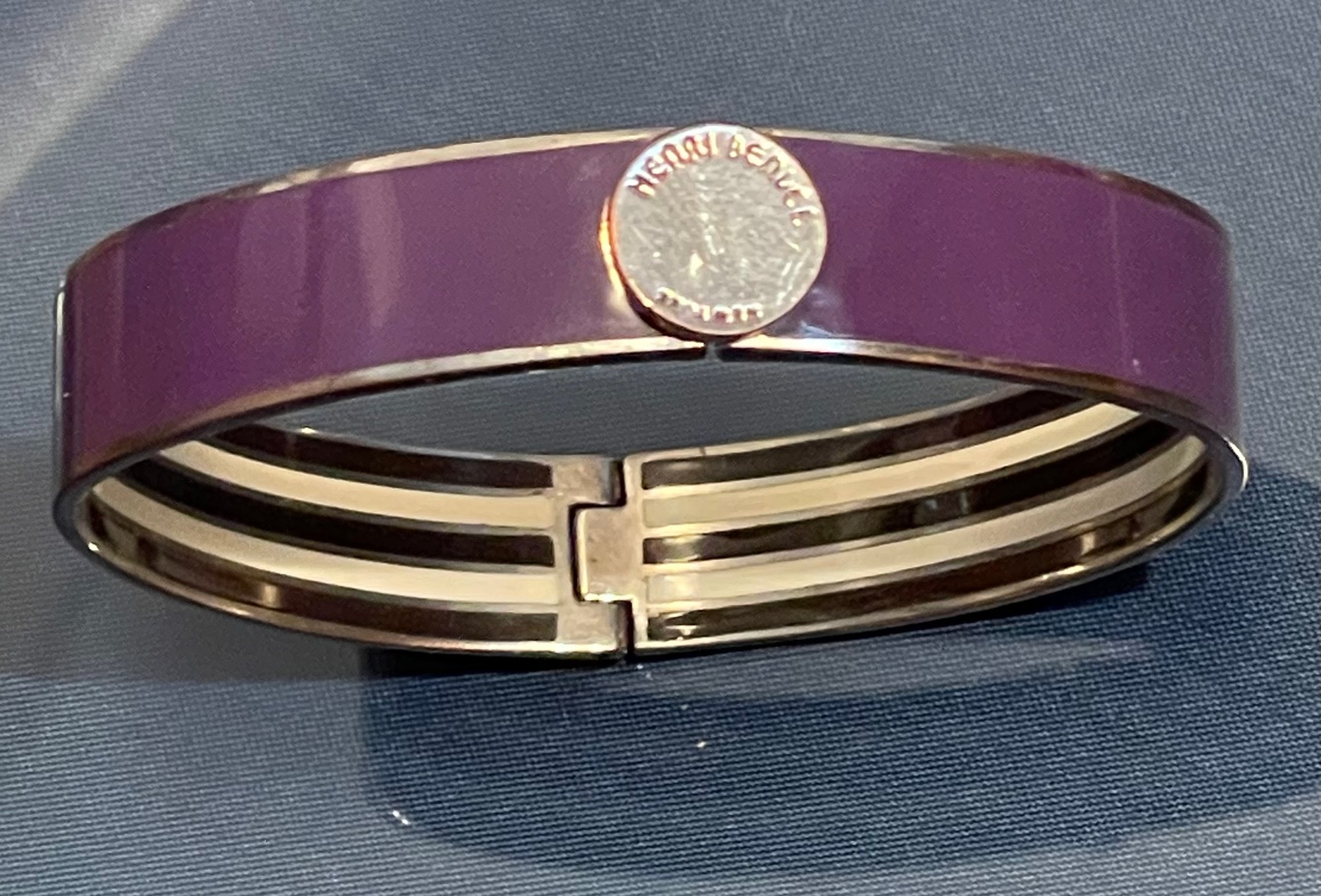 Contemporary Modern Purple Henri Bendel Bracelet #8545