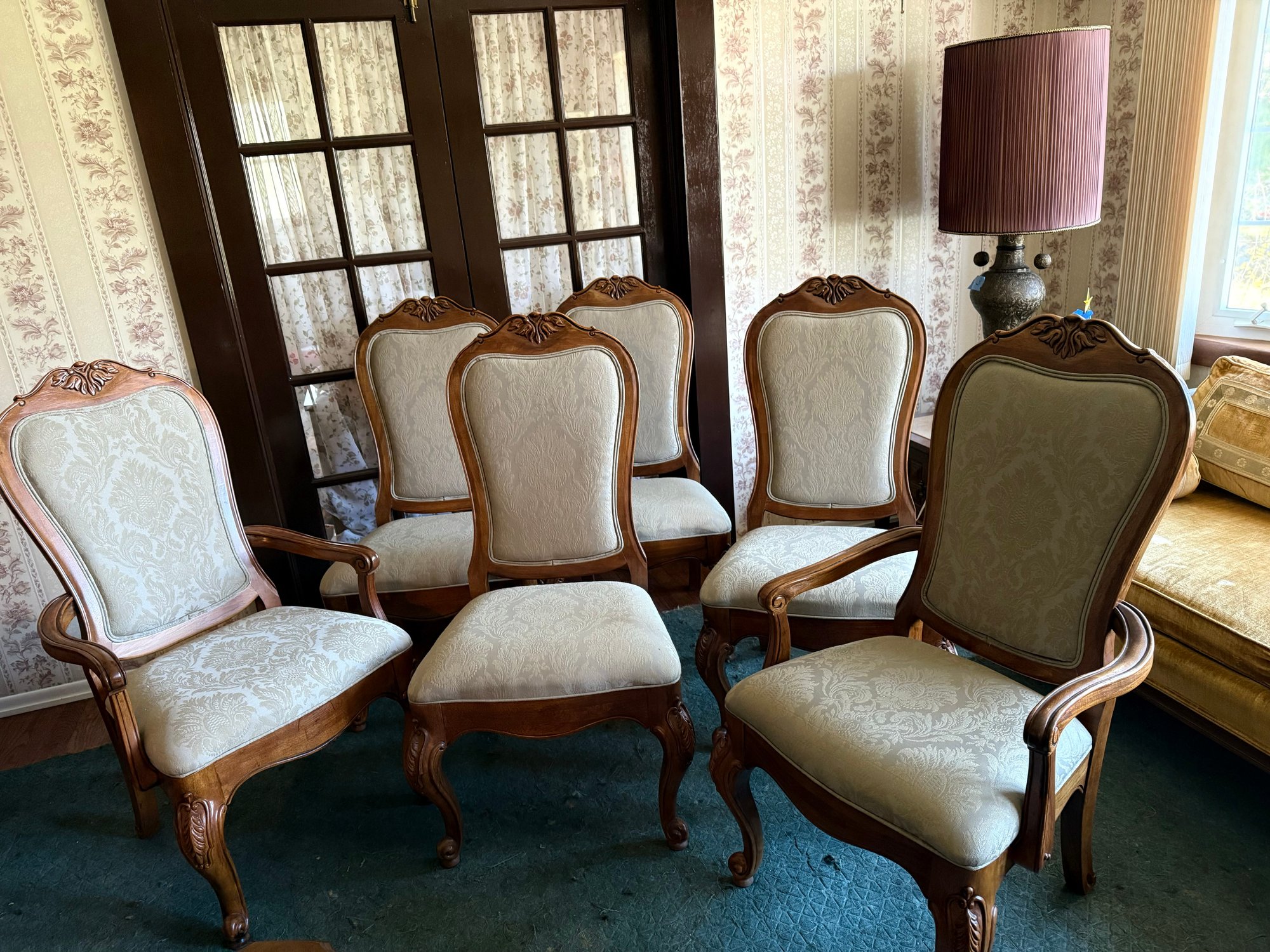 VintageThomasville Country French Dining Room Table-Chairs- Table Leaf ...