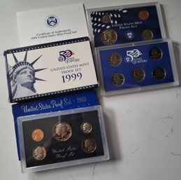 U.S. PROOF SET--COLLECTION OF 2--1983-1999