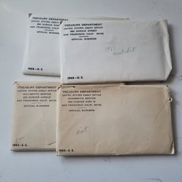 U.S. MINT SPECIAL MINT SET-COLLECTION OF 4--1965-1965-1968-1968