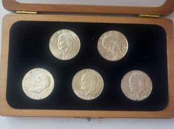 U.S. COMMEMORATIVE SOCIETY--NO.02527--EISENHOWER SILVER DOLLAR COLLECTION