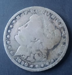 U.S. MORGAN SILVER DOLLAR---1890(O)