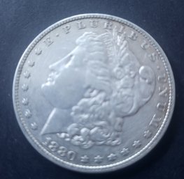 U.S. MORGAN SILVER DOLLAR--UNCIRCULATED---1880