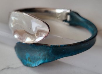 VINTAGE SIGNED 'RLM' CUFF BRACELET