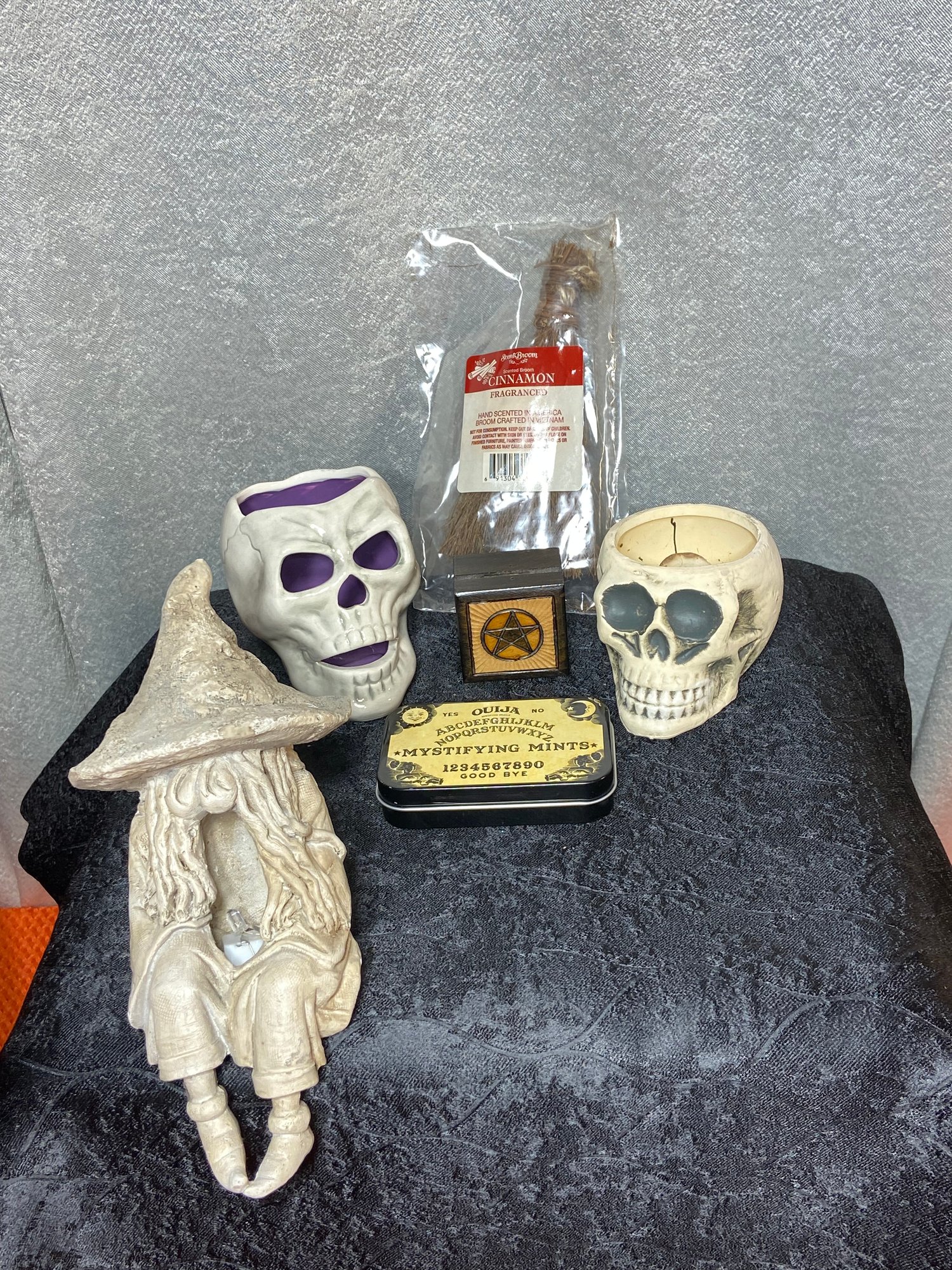 Creepy Spell Lot - Witch And Skeletons #1374 | Auctionninja.com