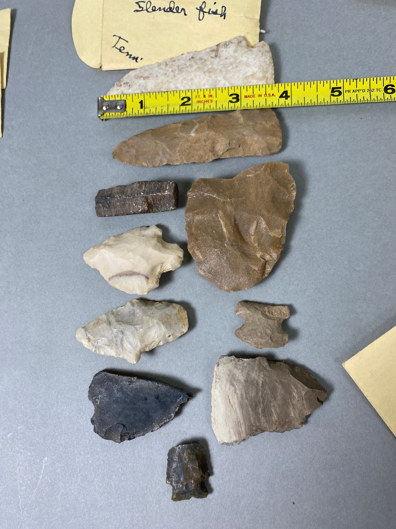 Variety Of Arrow Heads & Primitive Stone Tools & Points #9324 ...