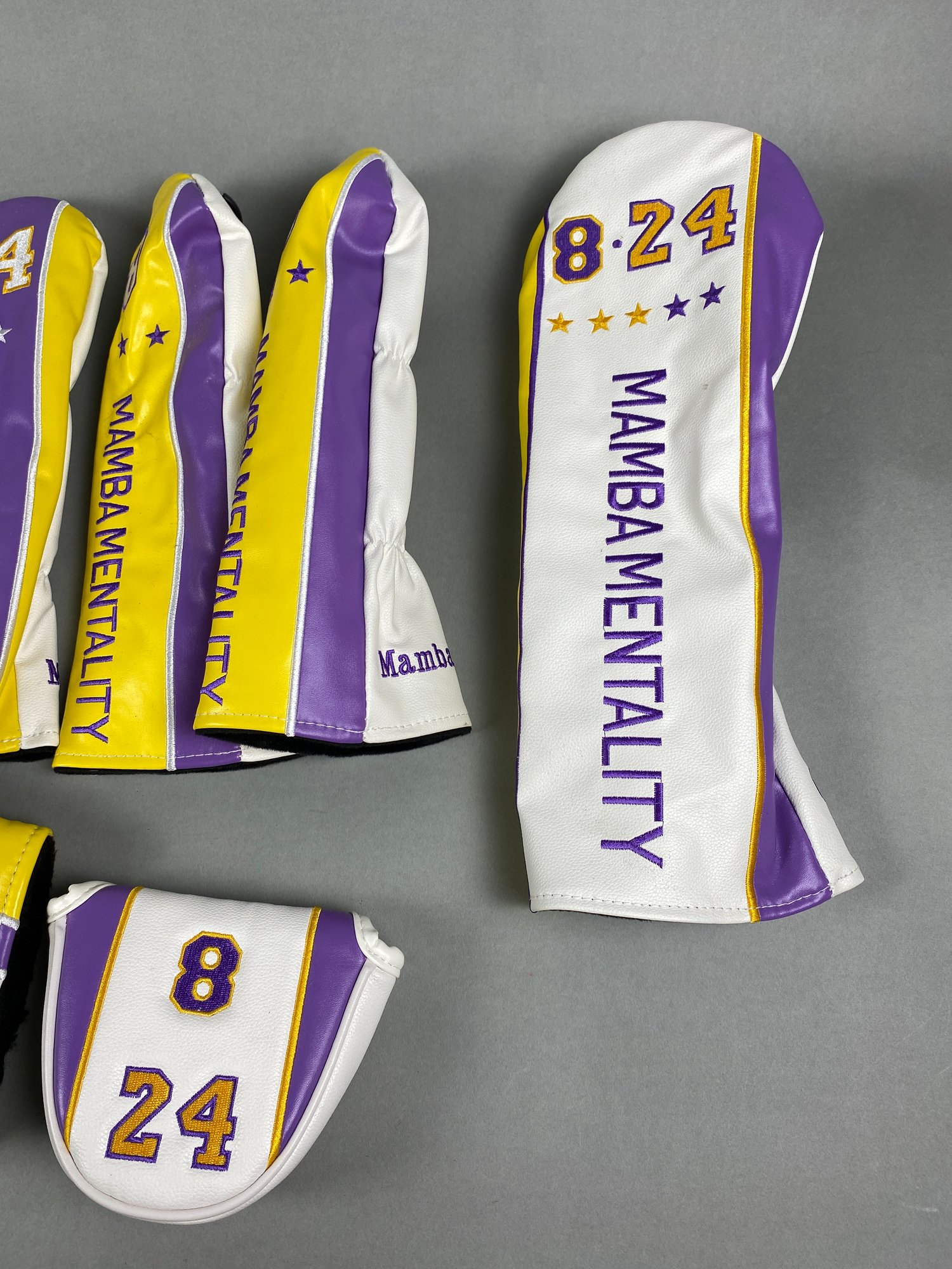 Set Of Kobe Bryant, Mamba Mentality Golf Club Covers For Driver, Irons ...