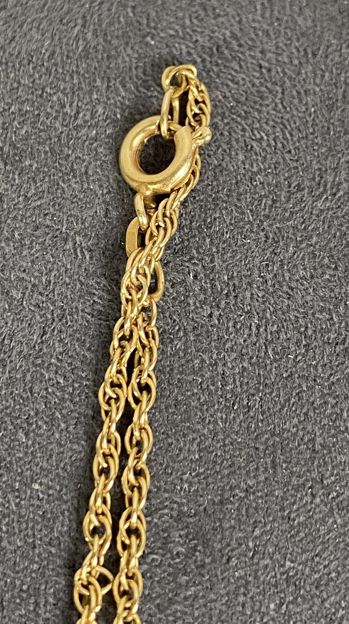 Beautiful 14K Gold Rope Chain Necklace #16468 | Auctionninja.com