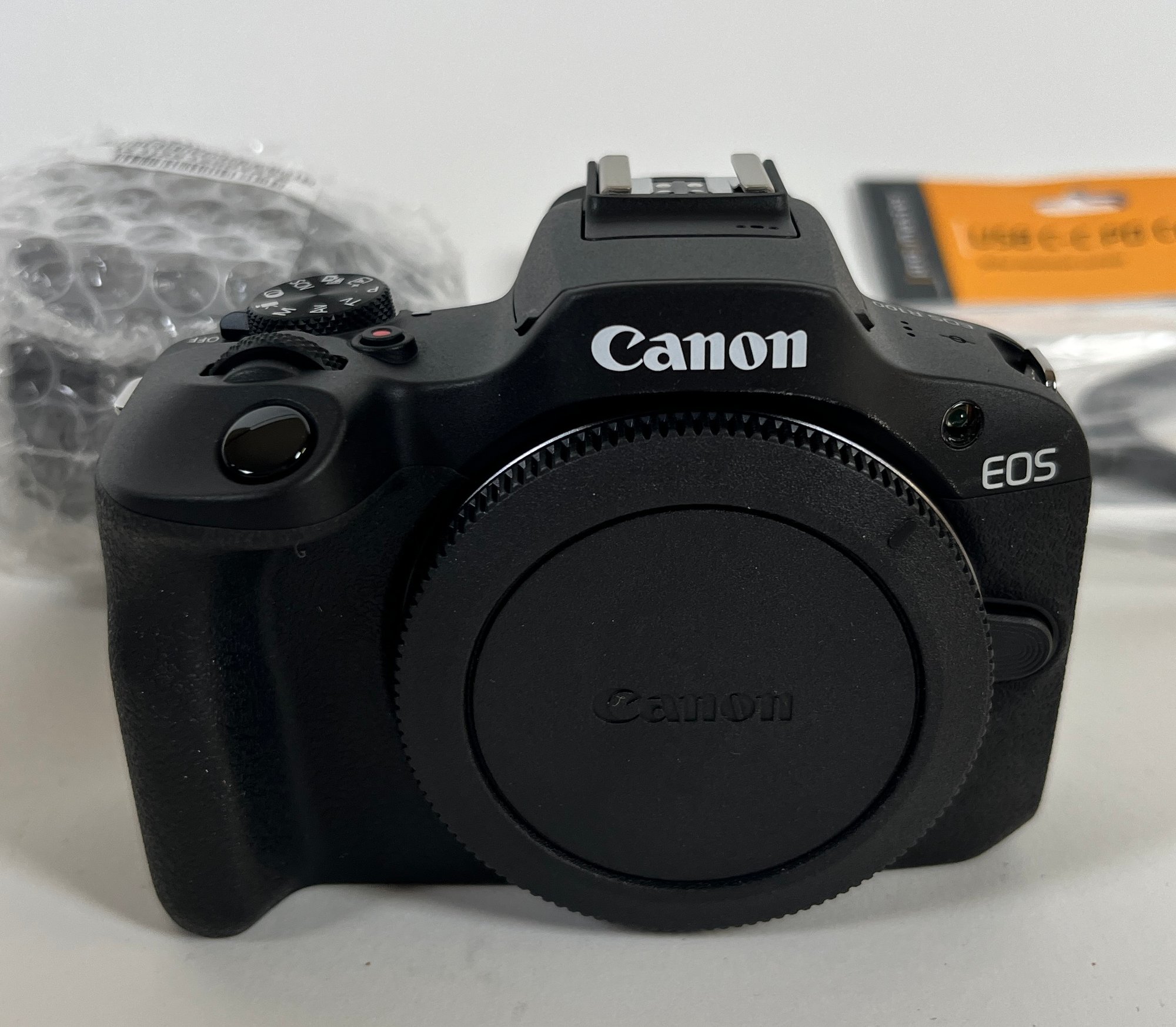 New In Box Canon EOS R100 Camera With New Memory Card, And 49mm UV ...