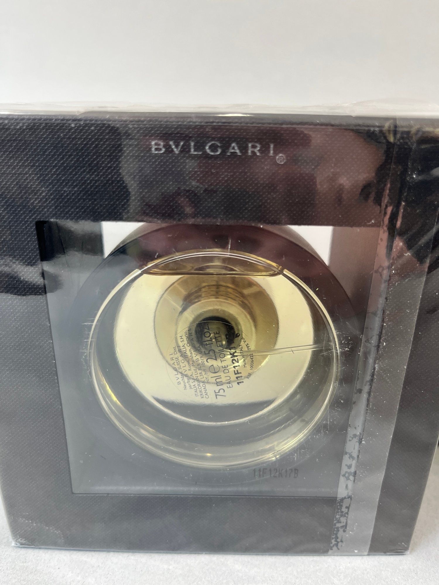 Two Bottles Of New In The Box Discontinued Bvlgari Black Perfume