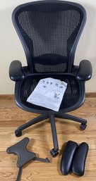 Herman Miller Aeron Posturefit Office Chair With Mesh Seat & Back