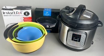 Nice Lot Of Miscellaneous Kitchen Items Including An Instant Pot And Accessories