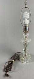 Fantastic Vintage Glass Table Or Desk Lamp