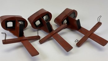 Three Keystone View Company Stereoscope Or Stereograph Viewers, Lot 1