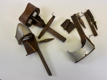 One Complete Stereograph Viewer & Parts From Others