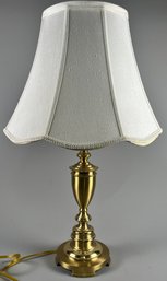 Pretty Vintage Table Lamp With Brass Base