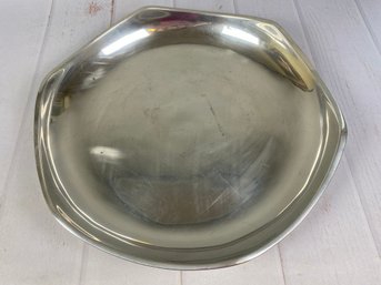 Beautiful Contemporary 6 Sided Serving Platter, Bowl Or Display Piece By Nambe Classic 533 1978