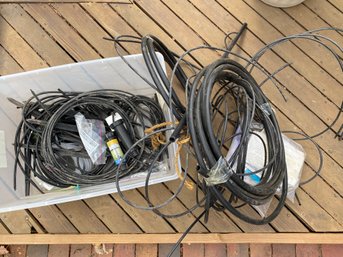 Miscellaneous Drip System Lawn Irrigation Supplies Including Drip Line & More