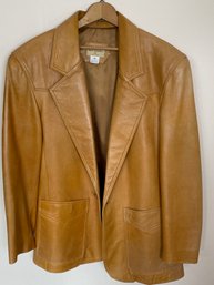 Beautiful Vintage Soft Leather Jacket From Billy Martin's In New York