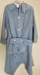 Adorable Antique Gingham Child's Outfit, Pants & Shirt