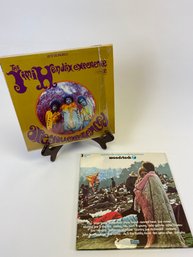 Vintage  Vinyl Records Woodstock Three Record Album & The Jimmy Hendrix Experience, Are You Experienced