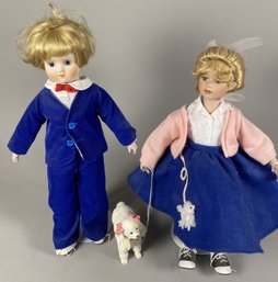 Beautiful Porcelain Collector Dolls With 1950s Theme Including Heritage Signature Collection Peggy Sue Doll