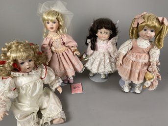 Porcelain Collector Dolls Including House Of Lloyds Christine, Dynasty Doll & Paradise Galleries