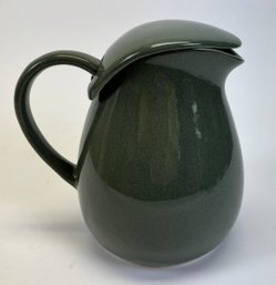 Unique MCM Russel Wright Steubenville Cedar Green Pitcher With Lid