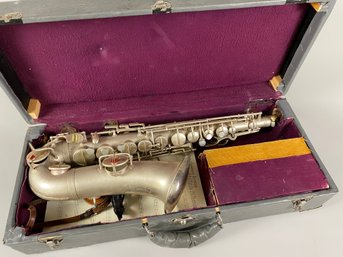 Vintage Cavalier Saxophone With Case