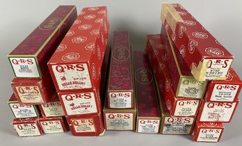 QRS Player Piano Rolls Including Christmas Music, Mary Poppins, Fiddler On The Roof, Hello Dolly & More