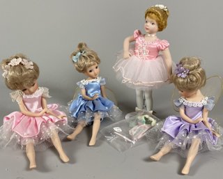 Porcelain Ballerina Or Dancing Girl Dolls Including At Least One From Avon