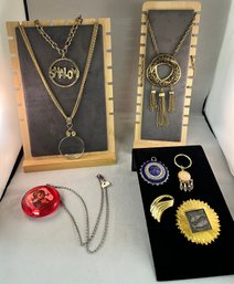 Great Lot Of Bold Costume Jewelry Including Necklaces And Pendants