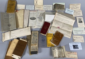 Antique Banking & Agricultural & Livestock Tradeshows, Pass Books, Ropp's Business Calculator & More