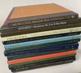Several Vintage Classical Music Record Albums Including 1812 Overture, Tschaikowsky Symphony Number 4 & More