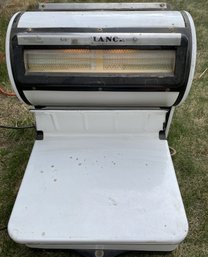 Vintage Toledo Defiance Enameled Steel Butcher's Meat Scale