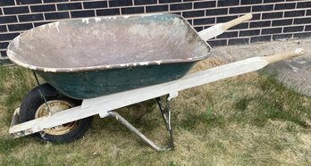 Vintage Garden Mark Metal Wheelbarrow
