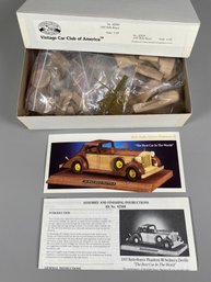 Vintage Car Club Of America 1937 Rolls Royce Phantom III Wooden Toy Car Kit