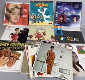 Vintage Vinyl LP Records Including Dark Shadows, Ray Charles, Mary Poppins, Lily Tomlin & More