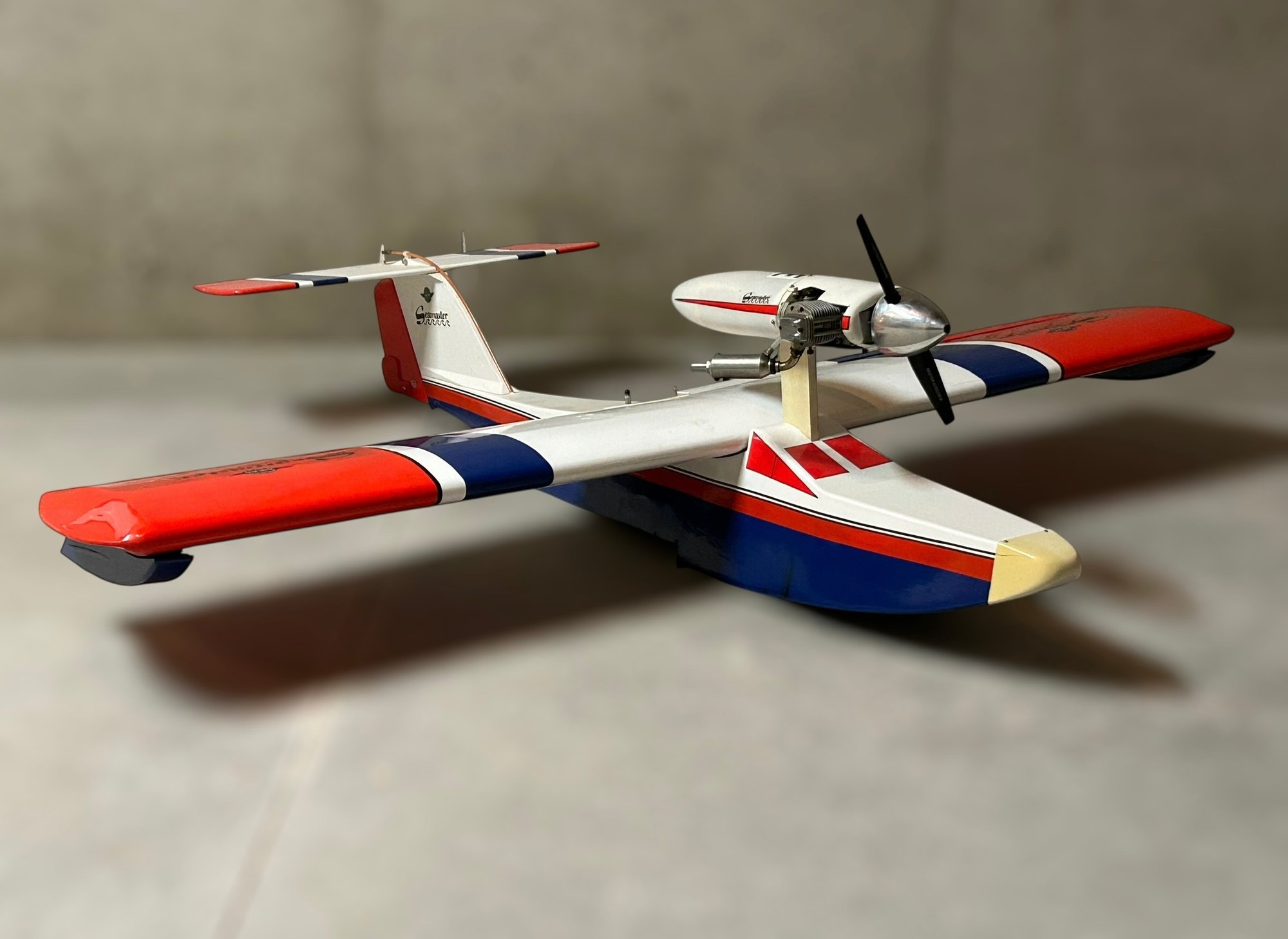 Ace Seamaster Rc Hobby Wood Gas Powered Seaplane #32240 | Auctionninja.com