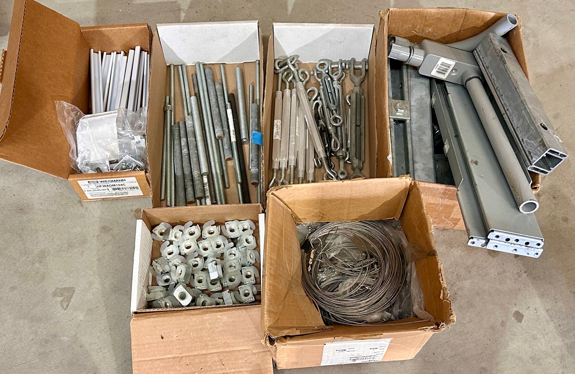 Lot Of Hardware, Rigging Wire, Turnbuckles, And More Lot 3 #13110 ...