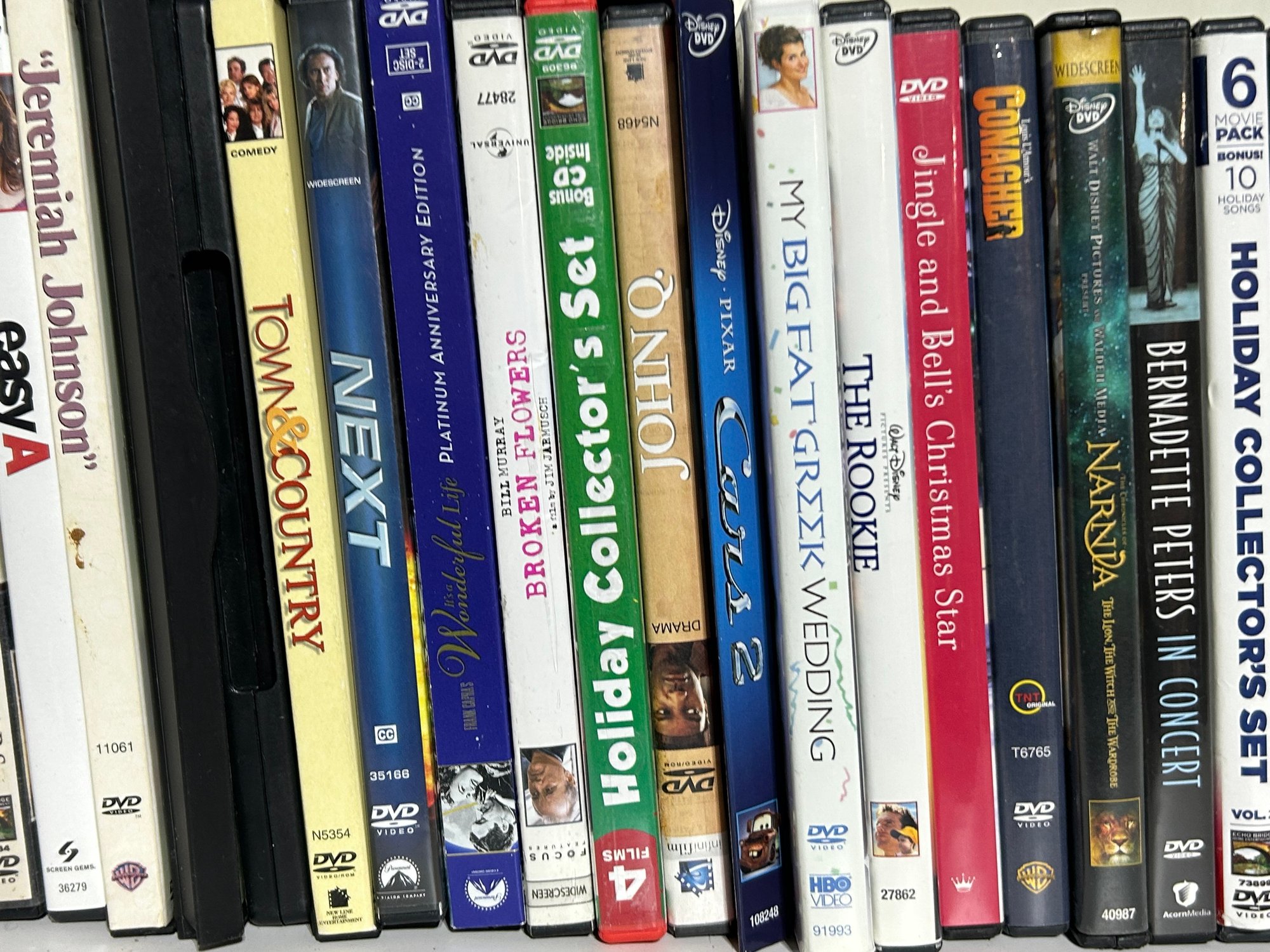 Large Collection Of Various Genre DVDs, VHS Tapes & Player #31247 ...